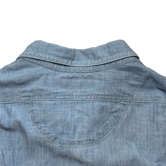 POLO Ralph Lauren Rare Shipyard Nautical Chambray Button-Up Denim Shirt Men's XL - Picture 13 of 16